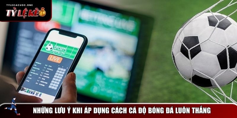 Cách Cá Độ Bóng Đá Luôn Thắng: Bí Quyết Từ Chuyên Gia 3 Những lưu ý quan trọng khi áp dụng cách cá độ bóng đá luôn thắng